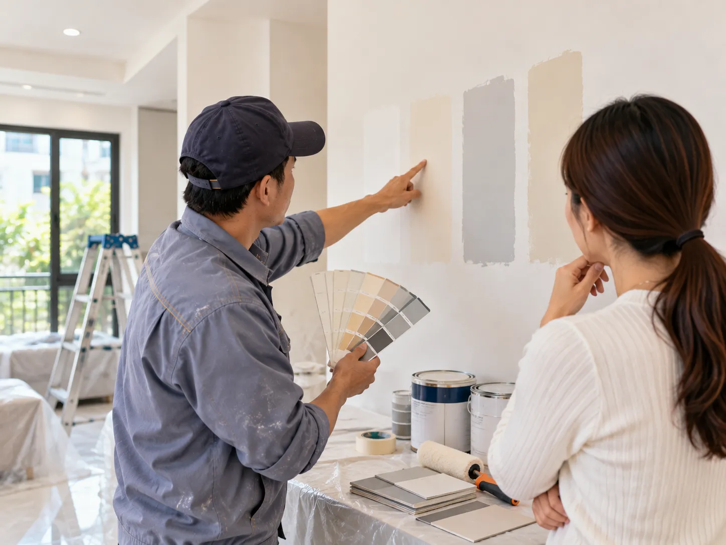 Tư vấn chọn hệ sơn và màu sơn theo hiện trạng